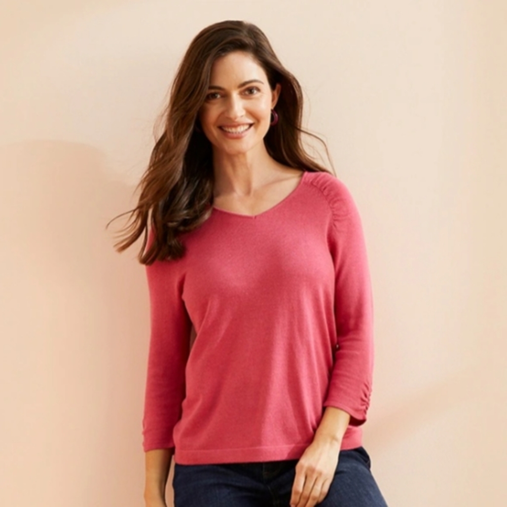 CHICO'S SIZE 1, Touch of Cashmere NWT $59.95